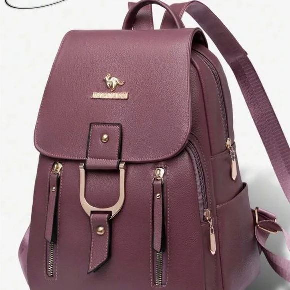 Beautiful nwt purple backpack/purse - Picture 6 of 6